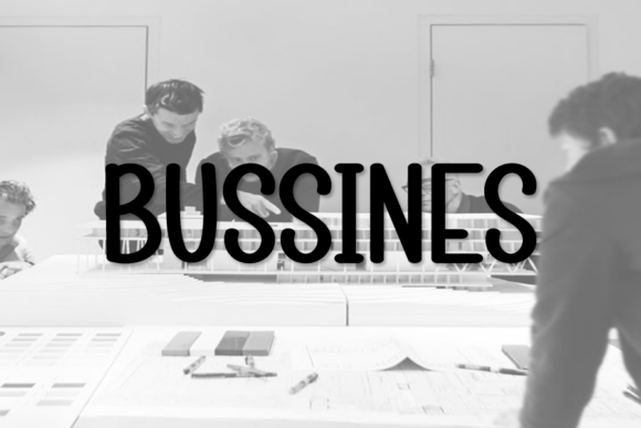 Simple Company Font PNG with transparent background - Preview 1