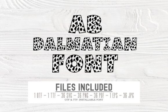 Ab Dalmatian Font - Preview 1