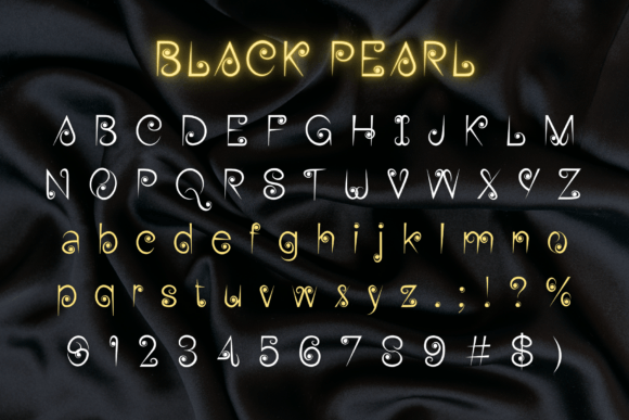 Black Pearl Font - Preview 4