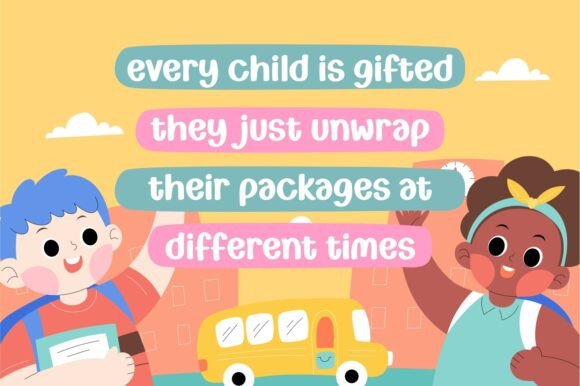 Blissful Teacher Font - Preview 2