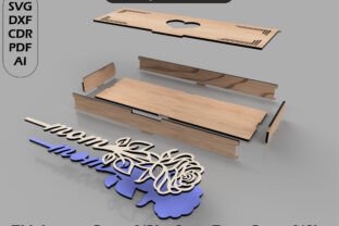 Boxed Flower Gift Laser Cut Svg Files · Creative Fabrica