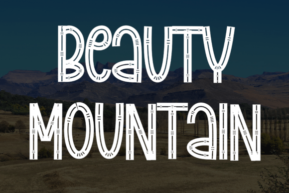 Bushman Designer Font - Preview 6