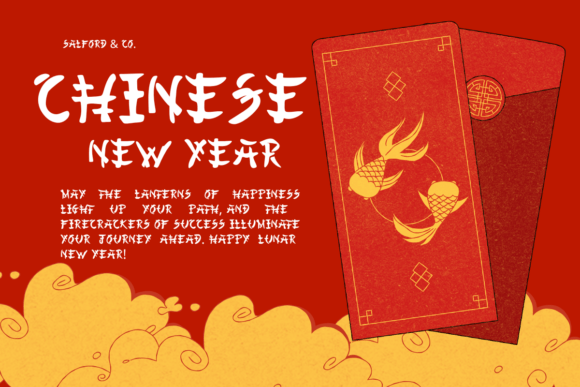 Chinese New Year Font - Preview 1