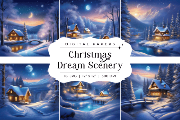 Christmas Dream Scenery Backgrounds