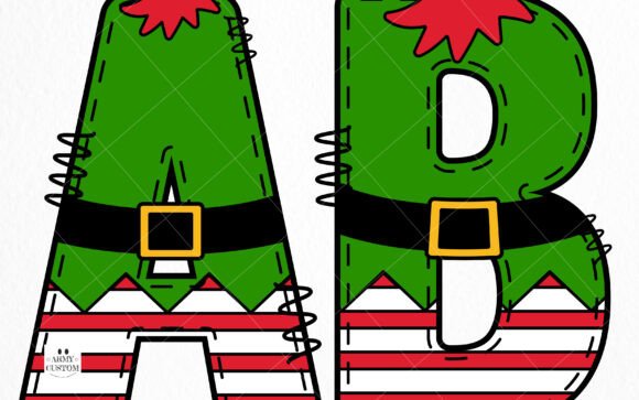 Christmas Elf Army Font - Preview 2