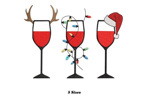 Christmas Wine Glasses