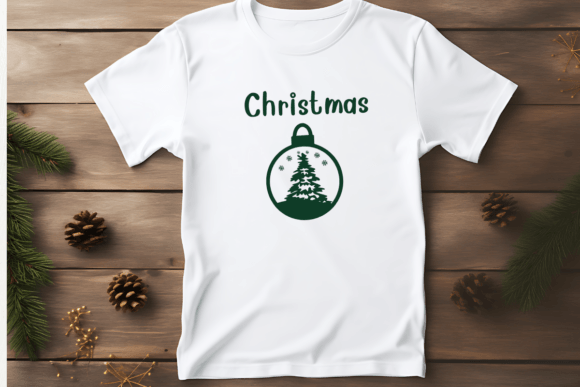 Christmas Tree Ornaments Font PNG with transparent background - Preview 5