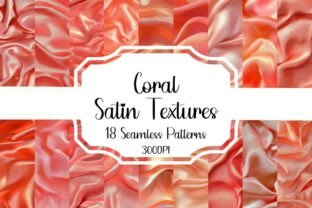 Coral Satin Texture Seamless