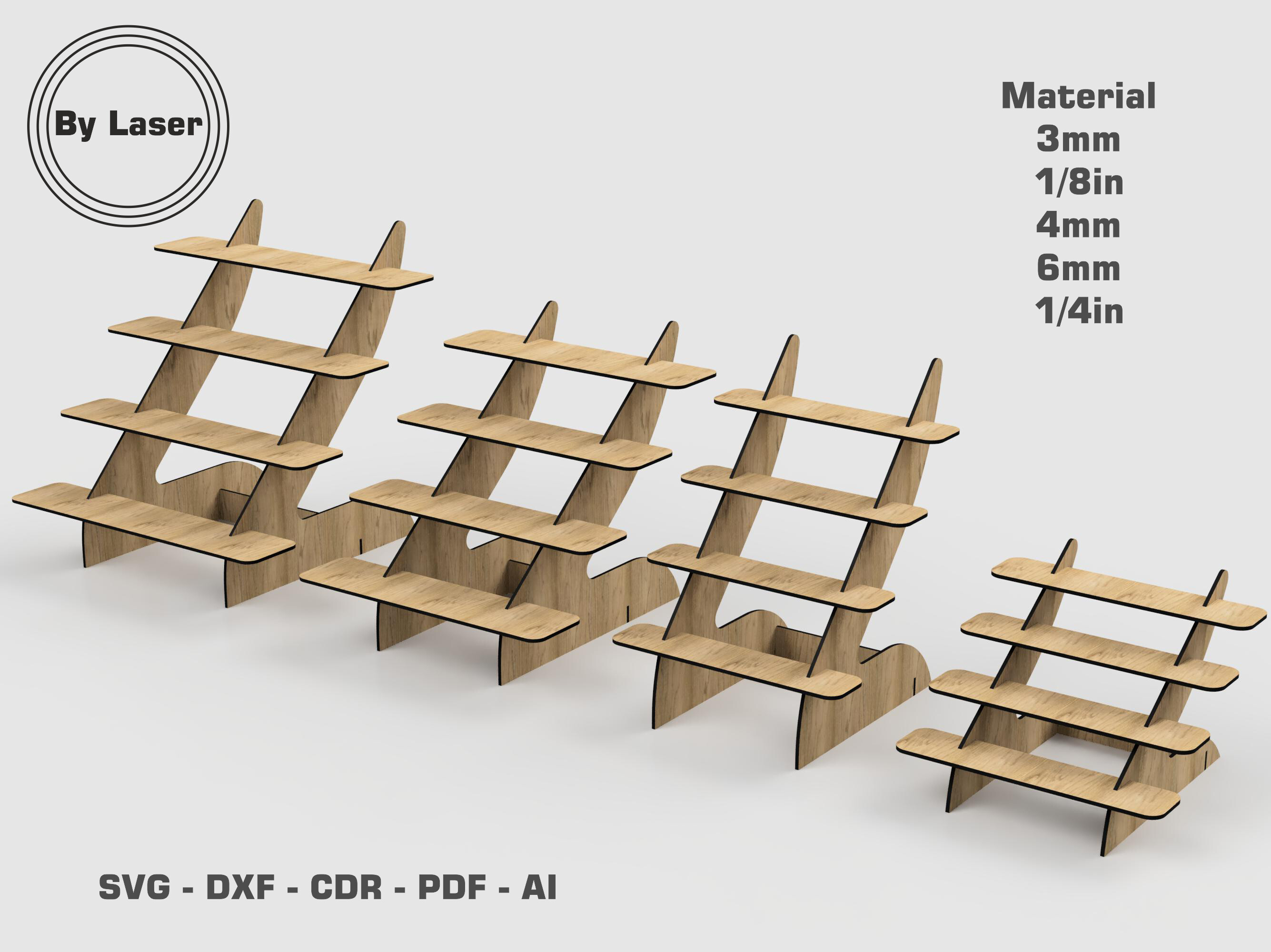 Crafting Display Stand Laser Cut Files