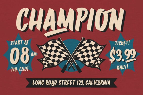 Garage Brush Font - Preview 2