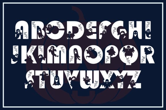 Ghost Halloween Font - Preview 1