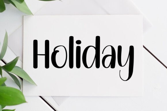 Happy Christmas Font - Preview 2