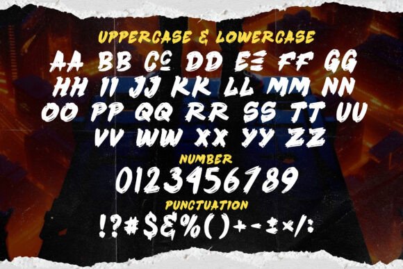 Heroic Sentinel Font PNG with transparent background - Preview 1