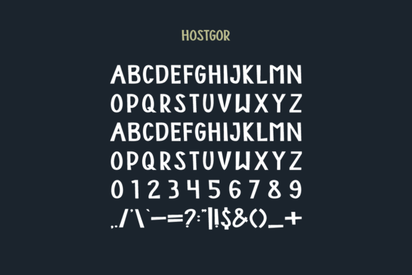 Hostgor Font - Preview 2