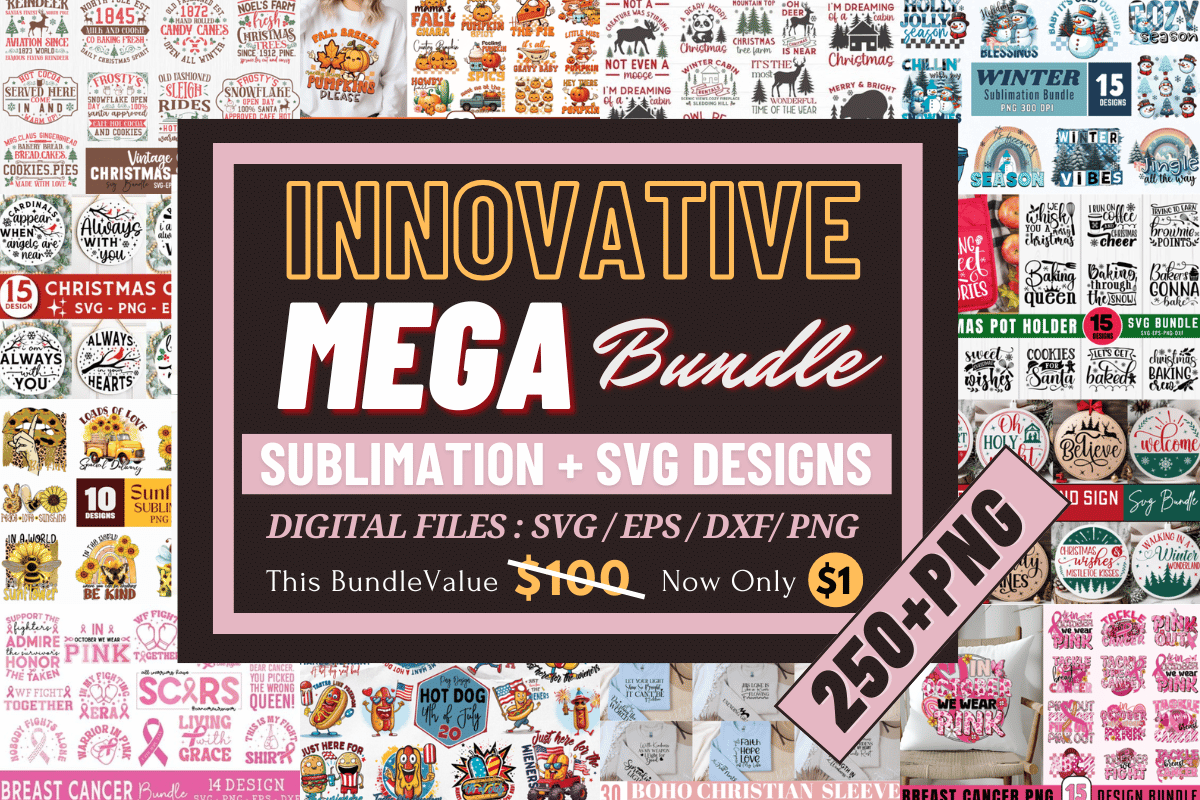 Innovative Mega Christmas SVG PNG Bundle - photo 2