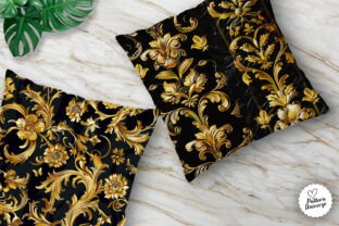 Luxury Black & Gold Digital Papers Graphic by Pattern Universe ...