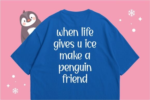 Magical Penguin Font PNG with transparent background - Preview 2