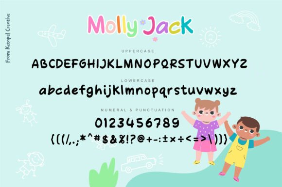 Molly Jack Font PNG with transparent background - Preview 6