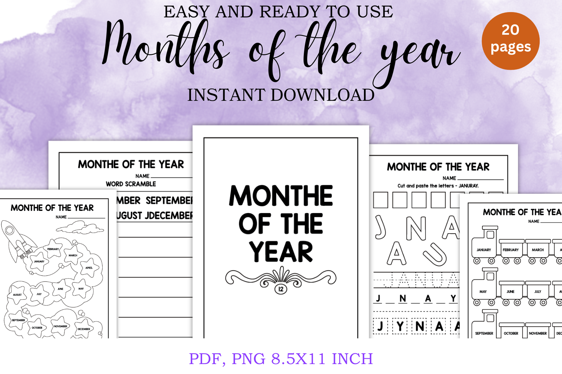 Month of the Year Book