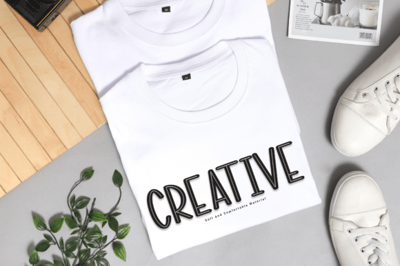 Outlines Font PNG with transparent background - Preview 1