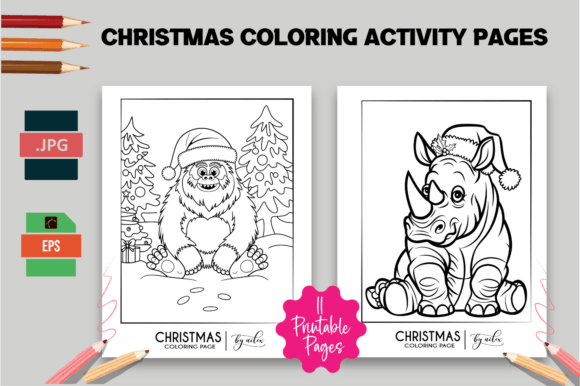 Printable Christmas Kids Pages
