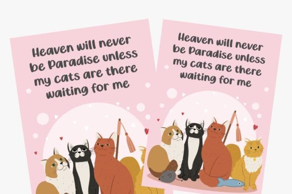 Silly Cats Font PNG with transparent background - Preview 2