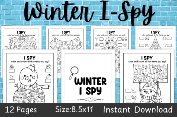 Winter-Themed I Spy Games