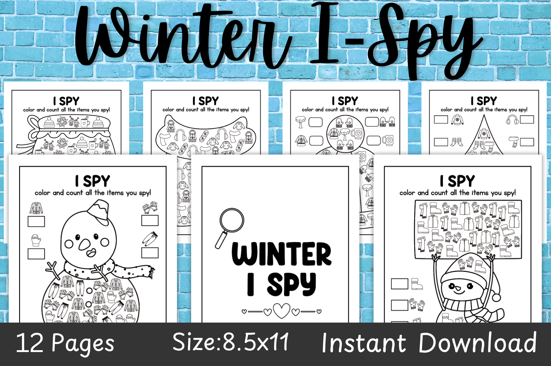 Winter-Themed I Spy Games