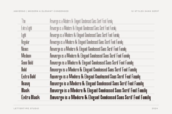Amvergo Font - Preview 2