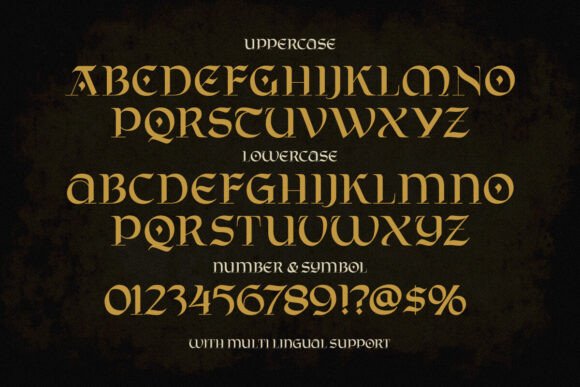 Break Inside Font - Preview 5