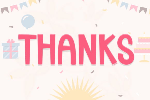 Charming Birthday Font - Preview 6