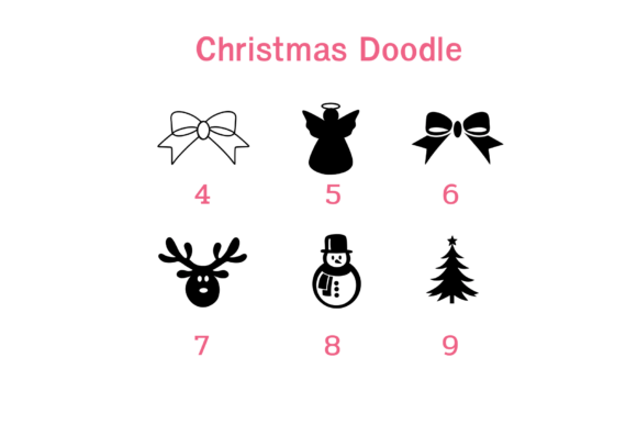 Christmas Doodle Font - Preview 6