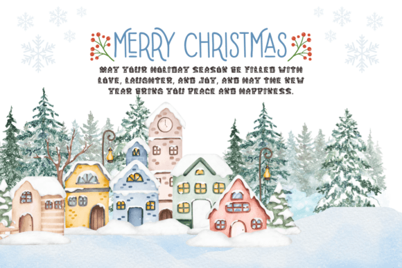 Christmas Home Font - Preview 2