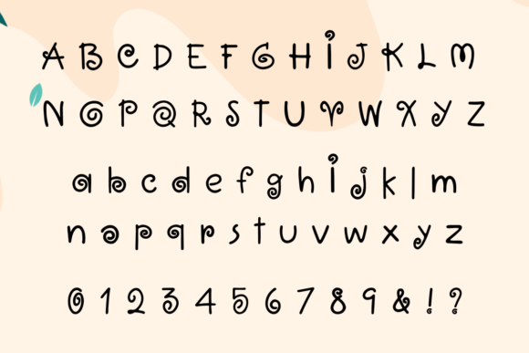 Curvy Font - Preview 3