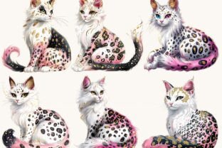 Fantasy Cat Clipart Bundle Graphic by busydaydesign · Creative Fabrica