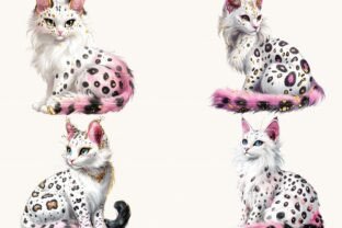 Fantasy Cat Clipart Bundle Graphic by busydaydesign · Creative Fabrica