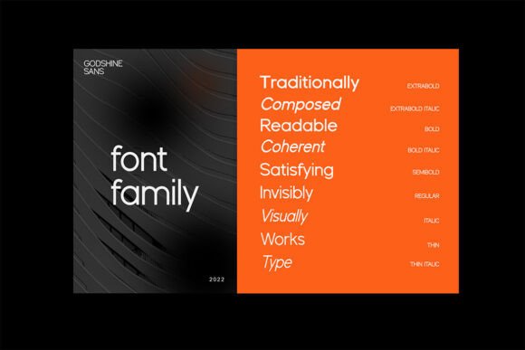 Godshine Sans Font - Preview 3