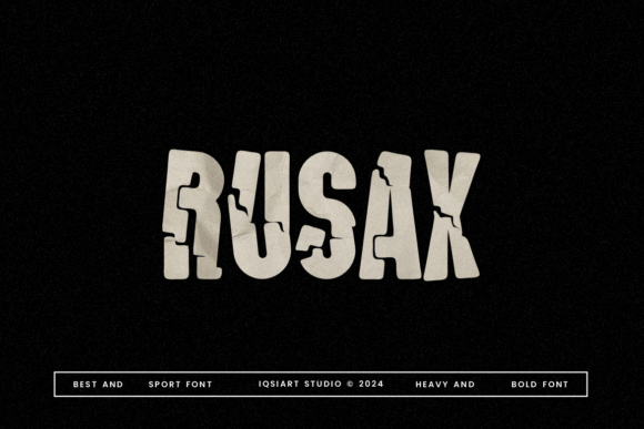 Grunge Vrolesan Font PNG with transparent background - Preview 1