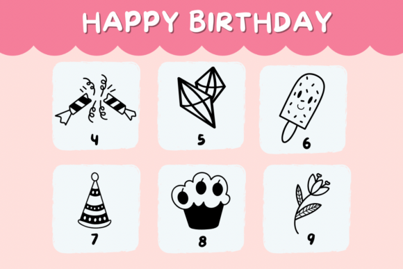 Happy Birthday Font - Preview 3