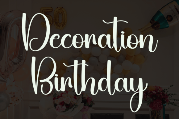 Hello Birthday Font - Preview 6