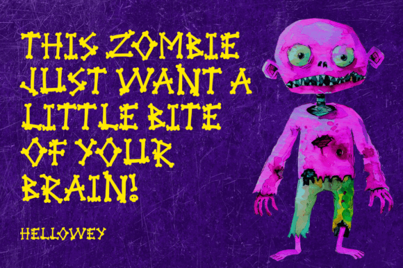 Hellowey Font font preview - 2