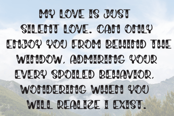 Love Baby Font PNG with transparent background - Preview 5