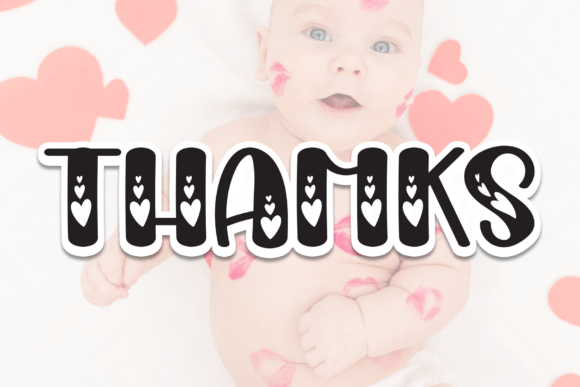 Love Baby Font PNG with transparent background - Preview 6