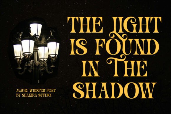 Magic Whisper Font PNG with transparent background - Preview 4