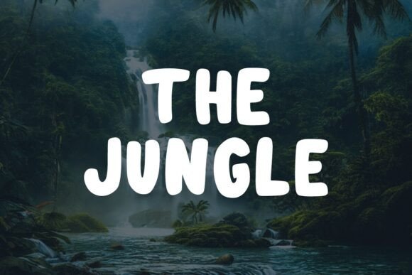 Mini Forest Font PNG with transparent background - Preview 1