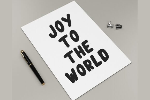 Mini Forest Font PNG with transparent background - Preview 2
