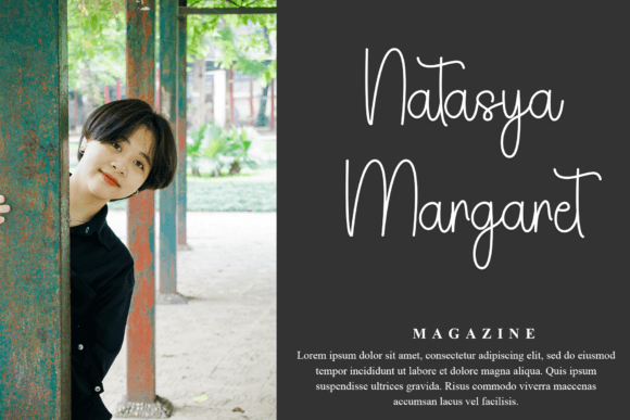 Monday Giovany Font font preview - 1