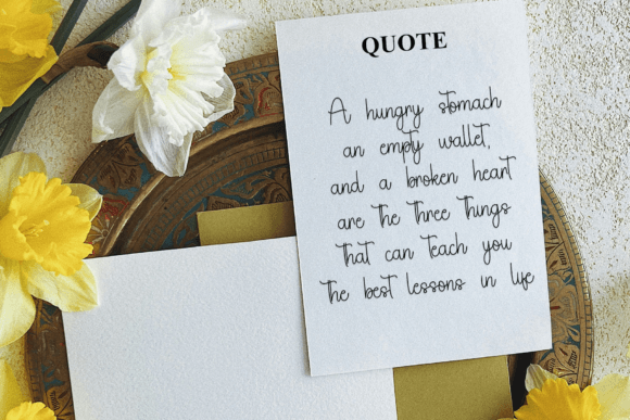 Monday Giovany Font font preview - 5