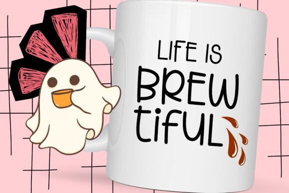 Morning Coffee Font PNG with transparent background - Preview 1