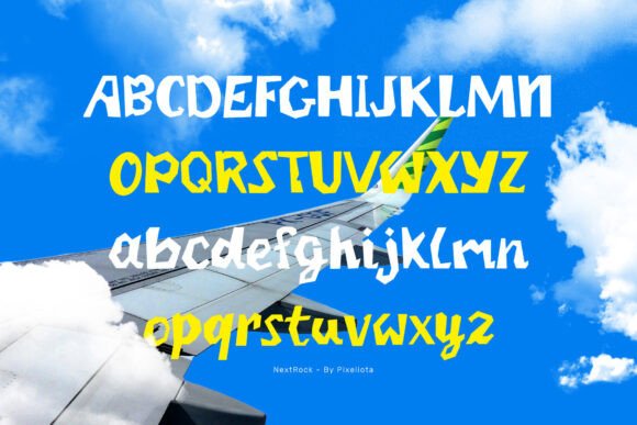 Next Rock Font Font PNG with transparent background - Preview 4